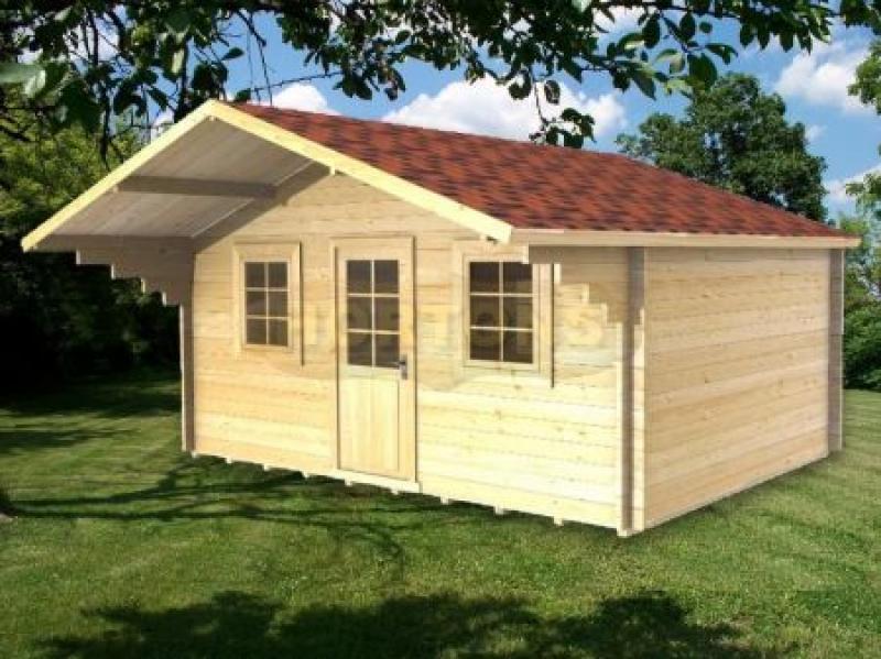 4m x 4m Westerham 35mm Log Cabin for Sale - Click Image to Close