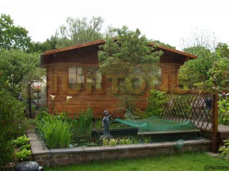 35mm Salisbury 4.5m x 3m Log Cabin - Click Image to Close