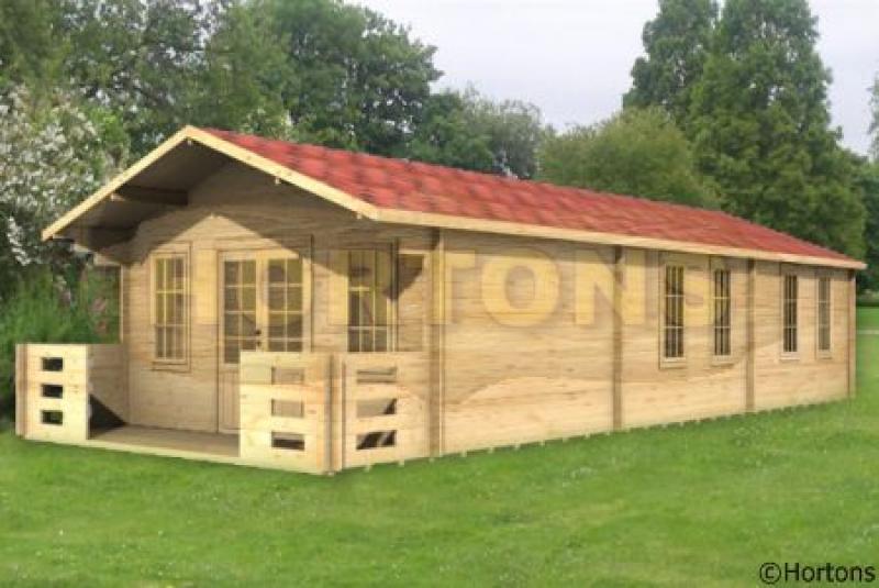 Eastbourne Twinskin 35 + 35mm 5x12m Log Cabin - Click Image to Close