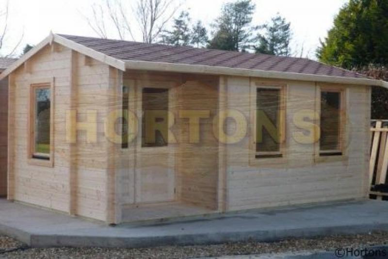 5x3 Nottingham log cabin - 35mm log cabin - Click Image to Close