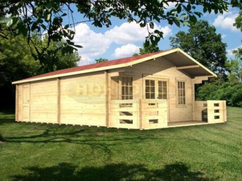 Canterbury 35 + 35mm Twinskin 5m x 7m Log Cabin - Click Image to Close