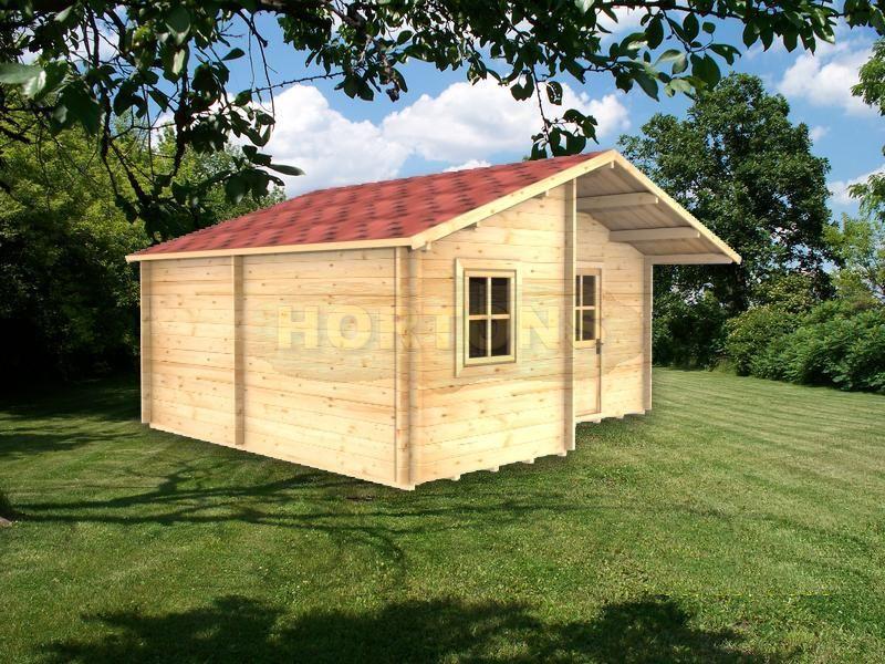 Halifax 45mm 5x4.5m log cabin - Click Image to Close