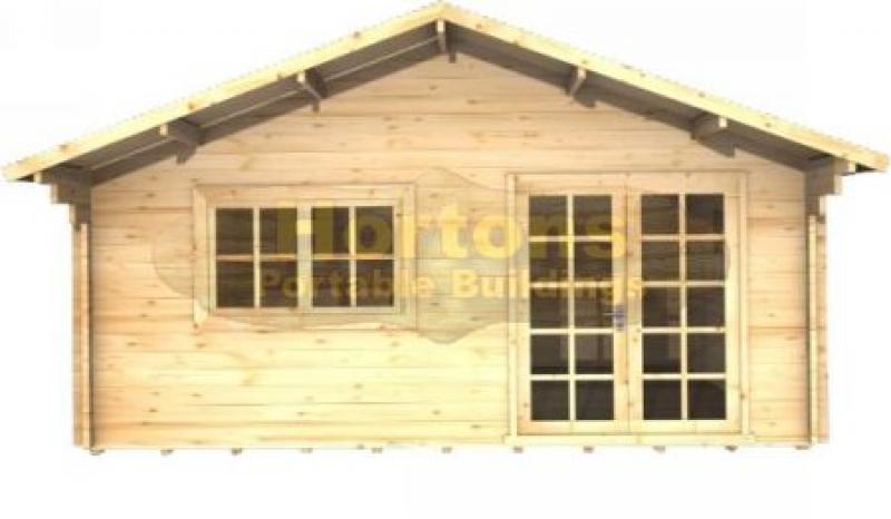 35mm Gillingham 5x5 Log Cabin - Click Image to Close