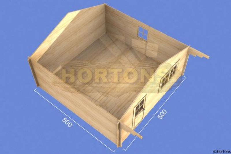 35mm Leicester 5x5 Log Cabin - Click Image to Close