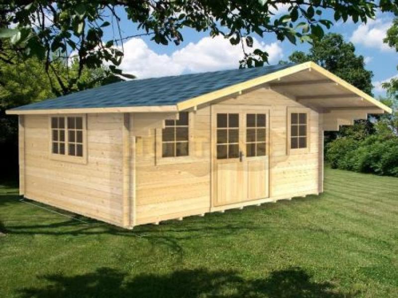 45mm Jasper 5m x 4m log cabin - Click Image to Close