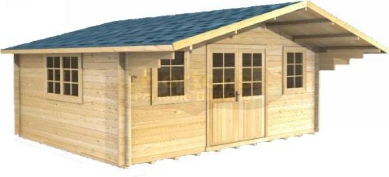 45mm Jasper 5m x 4m log cabin - Click Image to Close