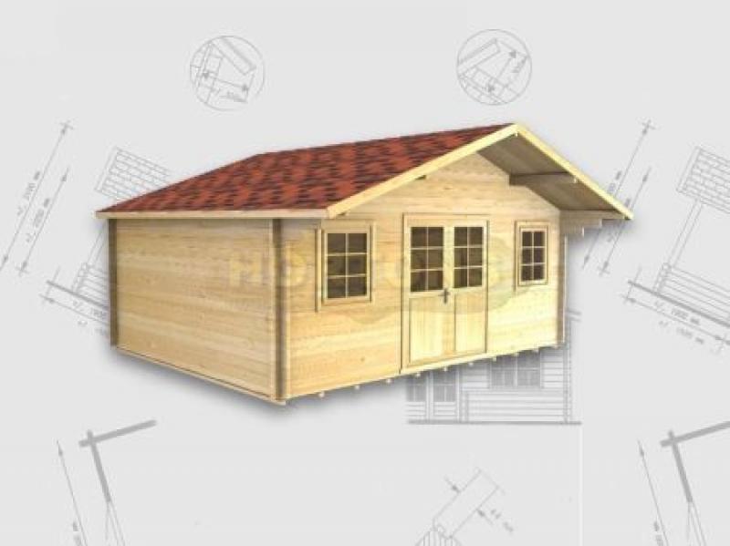 28mm Norwich 5x4m Log Cabin - Click Image to Close