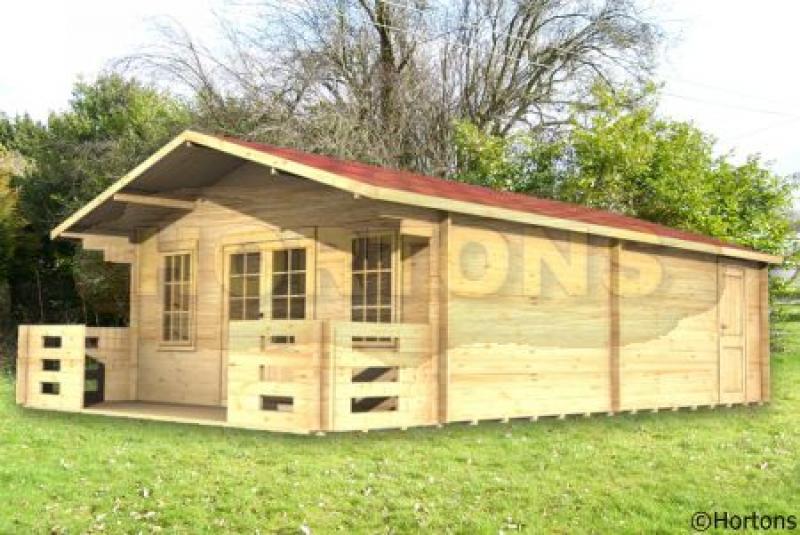 Preston 45mm 6x7m log cabin - Click Image to Close