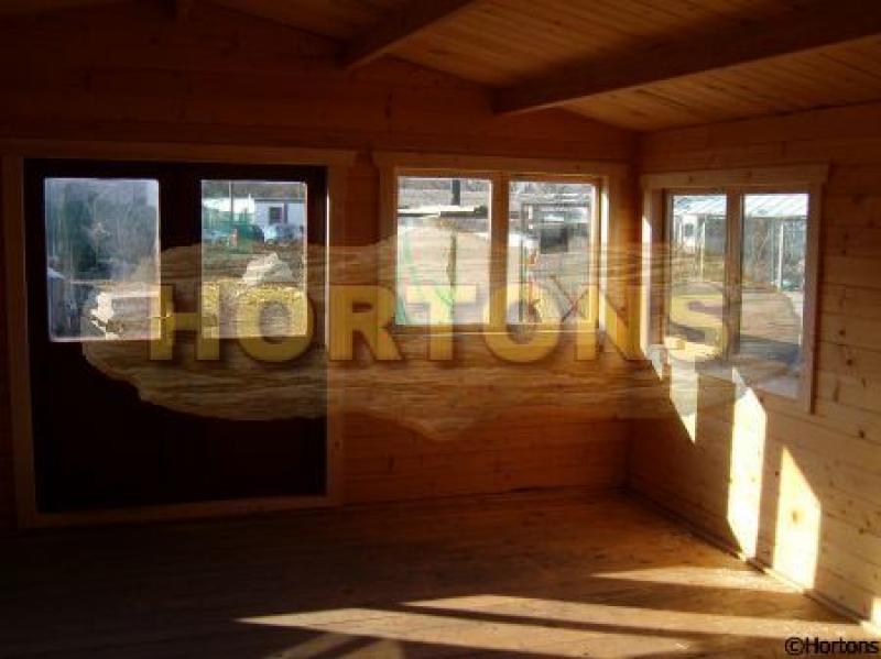 45mm Portsmouth 6x5m log cabin - Click Image to Close