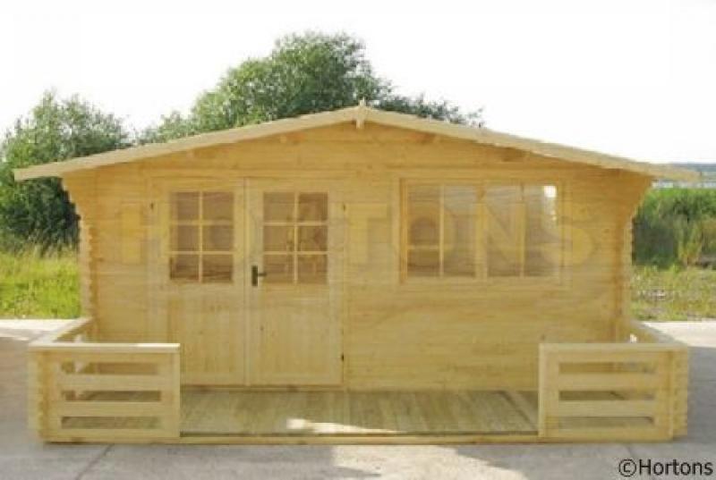 Kent - 35mm Singleskin 4.5m x 3.5m Log Cabin - Click Image to Close