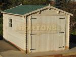 4 x 5.5m Interlocking garage