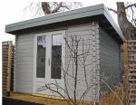 Lugarde Flat roof Log Cabin Laren 3.5m x 3.5m