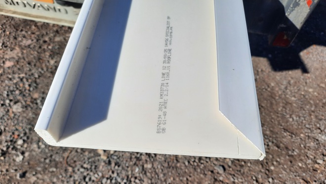 uPVC barge board installation 2