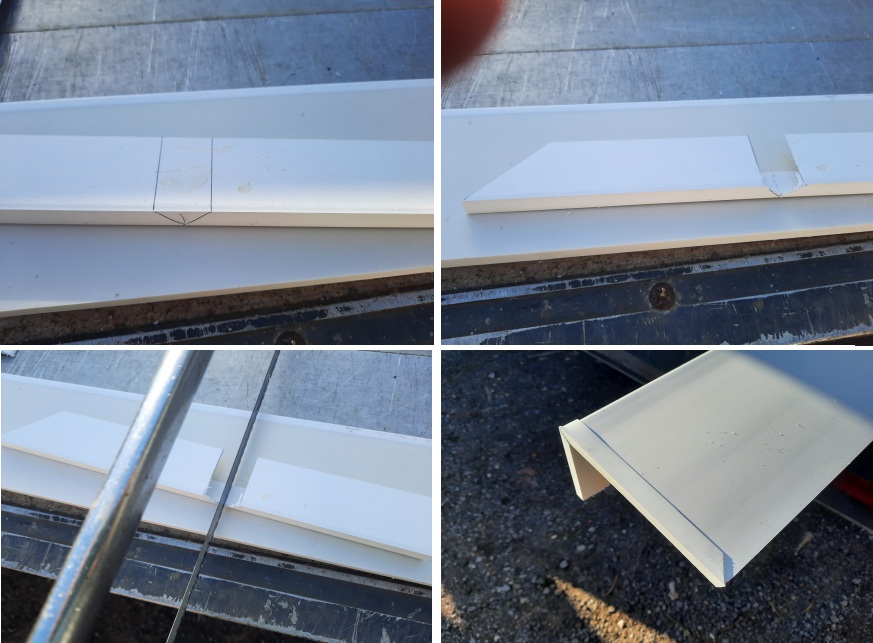 uPVC barge board installation 4