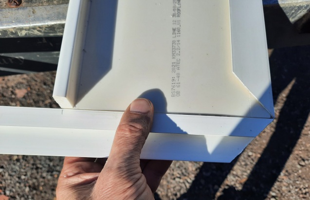 uPVC barge board installation 3
