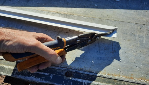 uPVC barge board installation 1